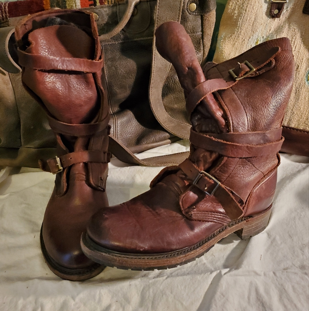 Vintage Shoe Company Jennifer Tanker boots